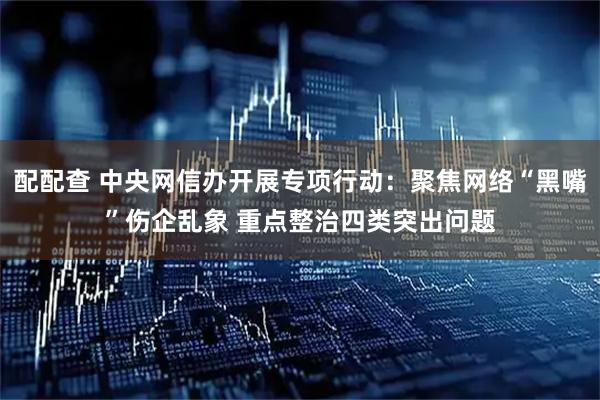 配配查 中央网信办开展专项行动：聚焦网络“黑嘴”伤企乱象 重点整治四类突出问题
