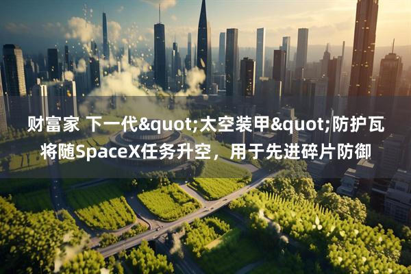财富家 下一代"太空装甲"防护瓦将随SpaceX任务升空，用于先进碎片防御