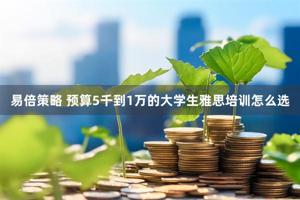 易倍策略 预算5千到1万的大学生雅思培训怎么选